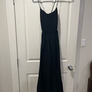 Aritzia Wilfred Black Maxi Dress